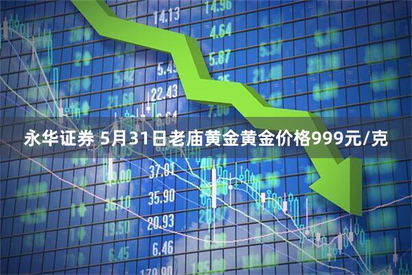 永华证券 5月31日老庙黄金黄金价格999元/克