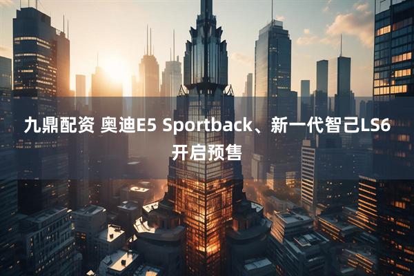 九鼎配资 奥迪E5 Sportback、新一代智己LS6开启预售