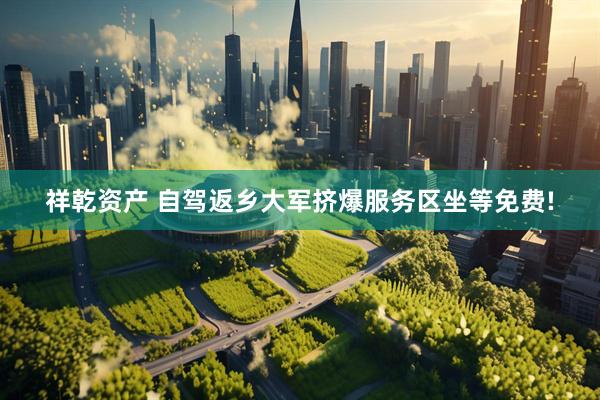 祥乾资产 自驾返乡大军挤爆服务区坐等免费!